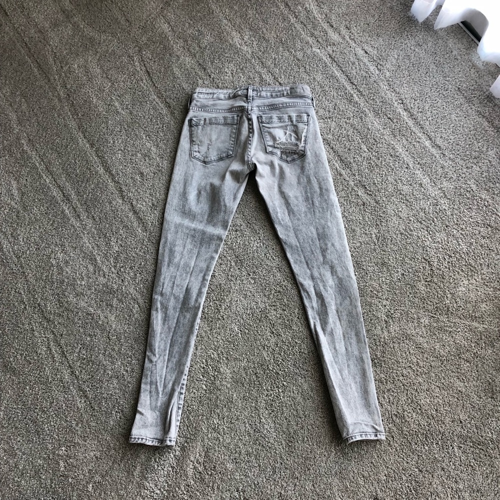 AGolde grey distressed jeans